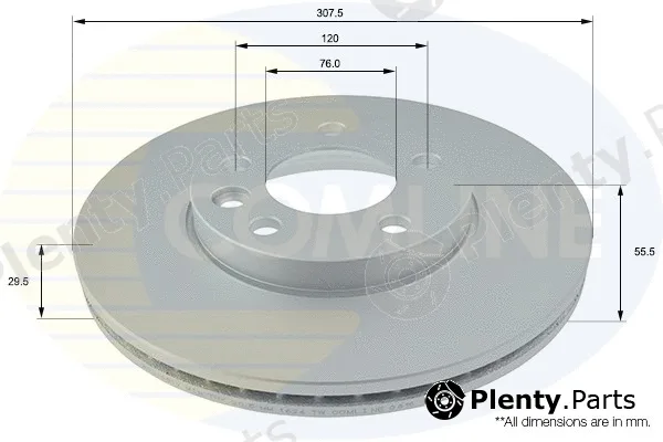 Comline ADC1451V — Brake Disc COATED
