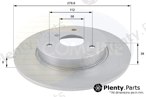 Comline ADC1607 — Brake Disc COATED