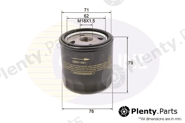 Comline CDW11001 — Oil Filter