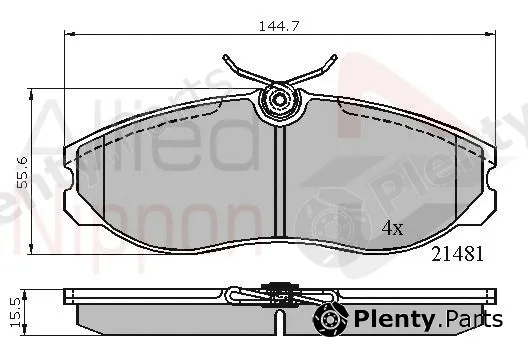 Comline ADB0447 — Brake Pad Set, disc brake ANL Braking
