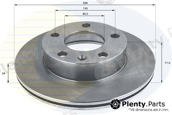 Comline ADC1330V — Brake Disc COATED