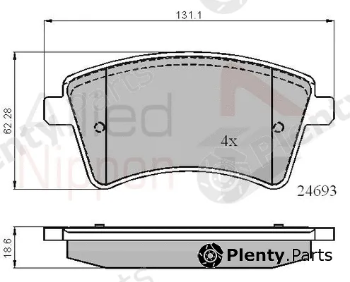 Comline ADB01707 — Brake Pad Set, disc brake ANL Braking