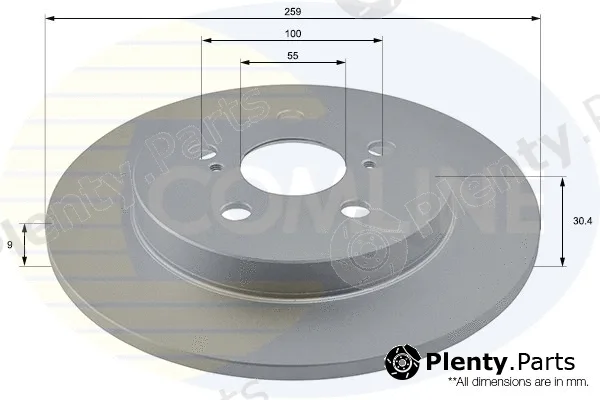Comline ADC01149 — Brake Disc COATED