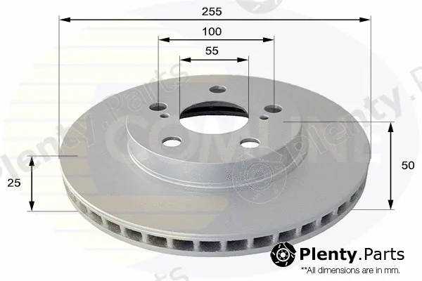 Comline ADC0101V — Brake Disc COATED