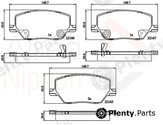 Comline ADB32294 — Brake Pad Set, disc brake ANL Braking