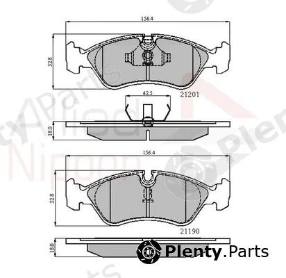 Comline ADB0150 — Brake Pad Set, disc brake ANL Braking