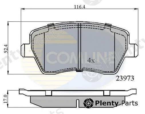 Comline CBP0984 — Brake Pad Set, disc brake Comline