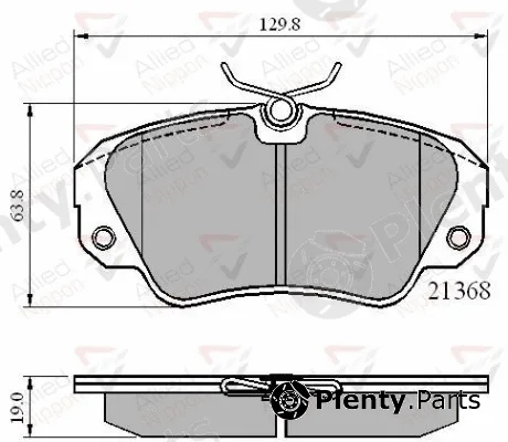 Comline ADB0493 — Brake Pad Set, disc brake ANL Braking