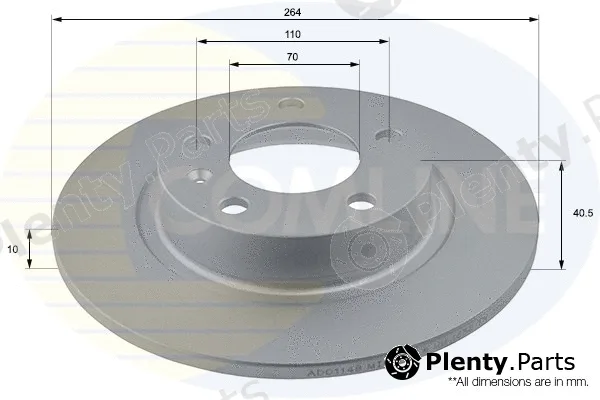 Comline ADC1148 — Brake Disc COATED