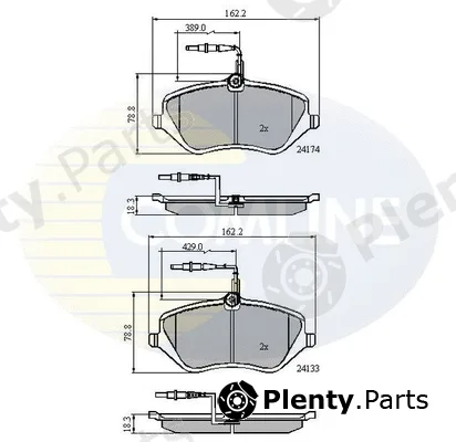 Comline CBP11251 — Brake Pad Set, disc brake Comline