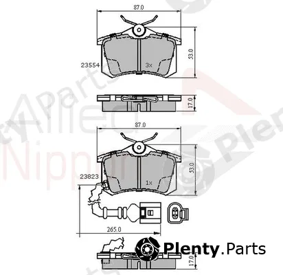 Comline ADB2797 — Brake Pad Set, disc brake ANL Braking