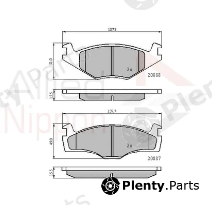 Comline ADB0148 — Brake Pad Set, disc brake ANL Braking