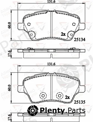 Comline ADB02197 — Brake Pad Set, disc brake ANL Braking