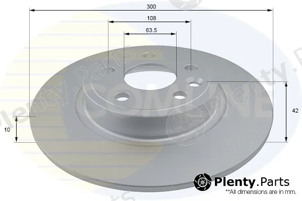 Comline ADC1283 — Brake Disc COATED