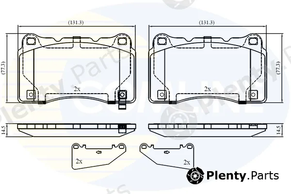 Comline CBP32859 — Brake Pad Set, disc brake Comline