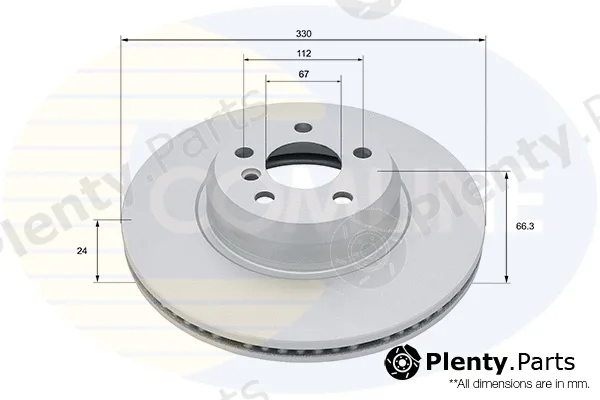 Comline ADC5017V — Brake Disc COATED