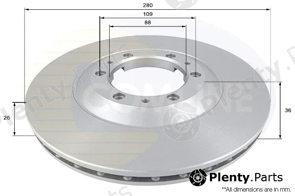 Comline ADC0705V — Brake Disc Comline