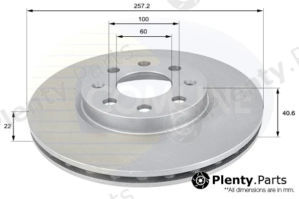 Comline ADC1138V — Brake Disc COATED