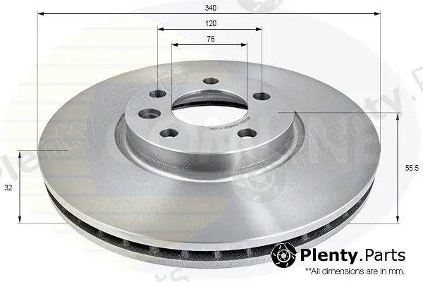 Comline ADC2610V — Brake Disc COATED