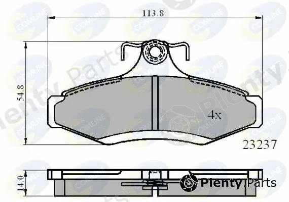 Comline CBP0495 — Brake Pad Set, disc brake Comline