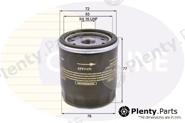 Comline CTY11171 — Oil Filter