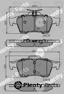 Comline ADB01599 — Brake Pad Set, disc brake ANL Braking
