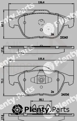 Comline ADB02020 — Brake Pad Set, disc brake ANL Braking