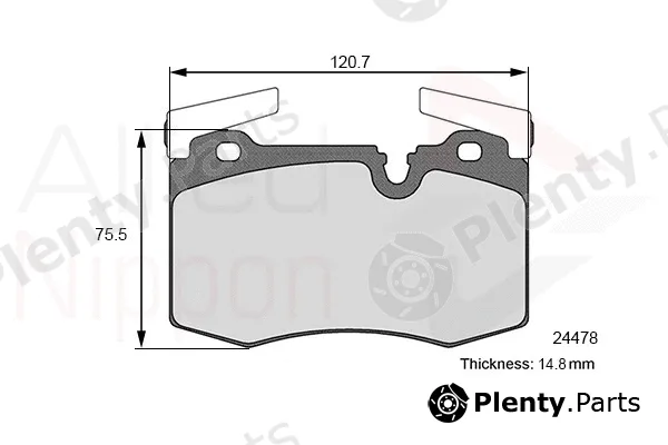 Comline ADB02109 — Brake Pad Set, disc brake ANL Braking