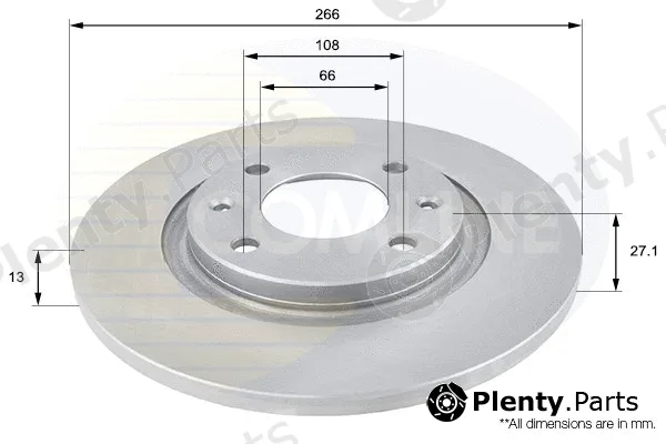 Comline ADC1521 — Brake Disc COATED