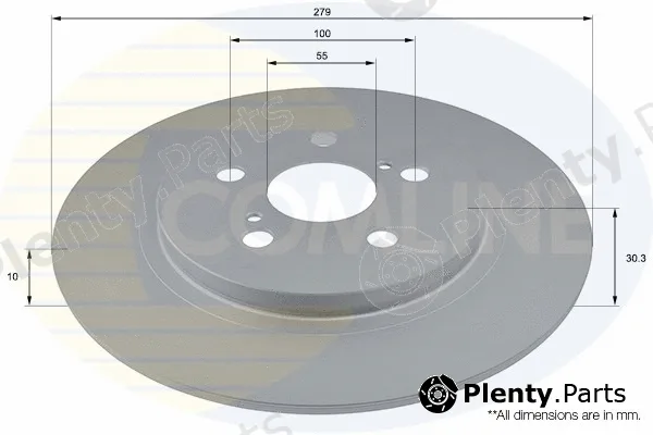 Comline ADC2814 — Brake Disc COATED