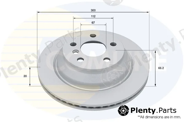 Comline ADC5056V — Brake Disc COATED