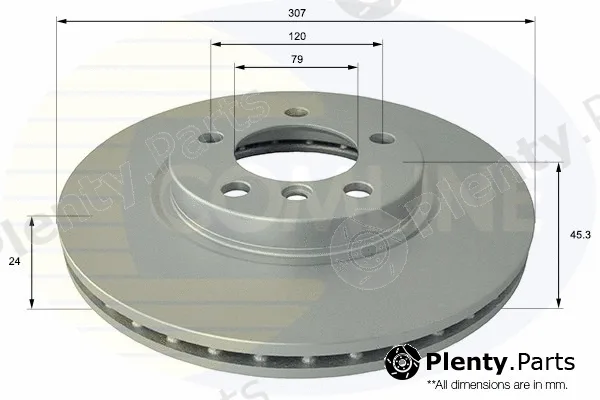 Comline ADC1784V — Brake Disc COATED