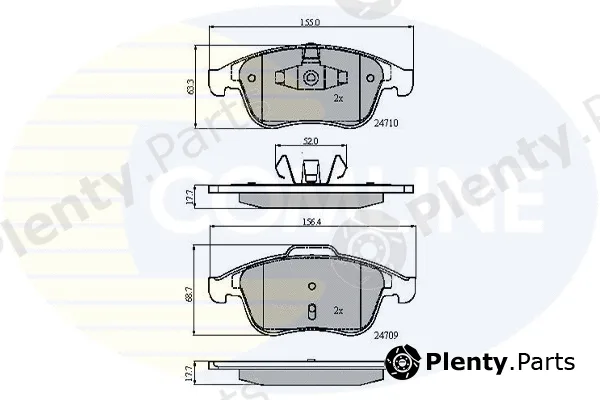 Comline CBP01725 — Brake Pad Set, disc brake Comline