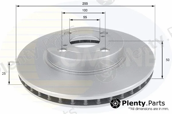 Comline ADC01117V — Brake Disc COATED