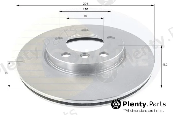 Comline ADC1775V — Brake Disc COATED