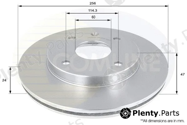 Comline ADC1033V — Brake Disc Comline