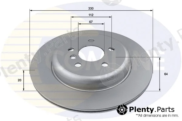 Comline ADC5034VR — Brake Disc COATED