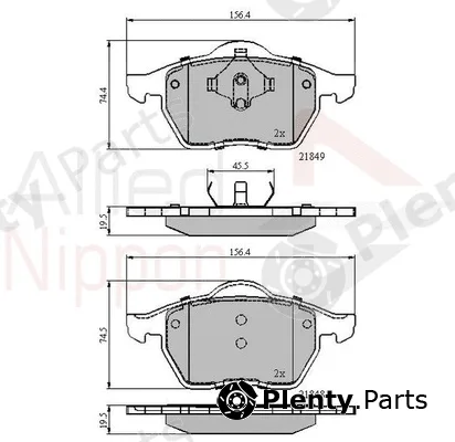 Comline ADB0715 — Brake Pad Set, disc brake ANL Braking