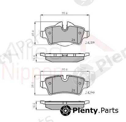 Comline ADB01759 — Brake Pad Set, disc brake ANL Braking