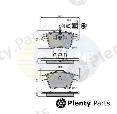 Comline CBP11311 — Brake Pad Set, disc brake Comline