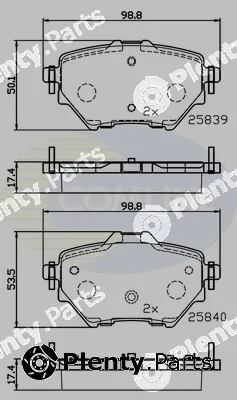 Comline CBP32234 — Brake Pad Set, disc brake Comline