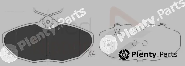 Comline ADB01104 — Brake Pad Set, disc brake ANL Braking