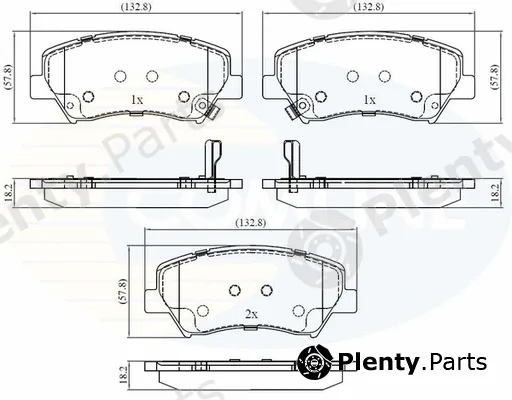 Comline CBP32379 — Brake Pad Set, disc brake Comline
