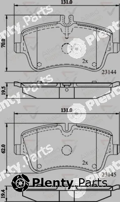 Comline ADB0854 — Brake Pad Set, disc brake ANL Braking