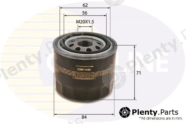 Comline CSB11840 — Oil Filter