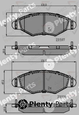 Comline ADB01131 — Brake Pad Set, disc brake ANL Braking