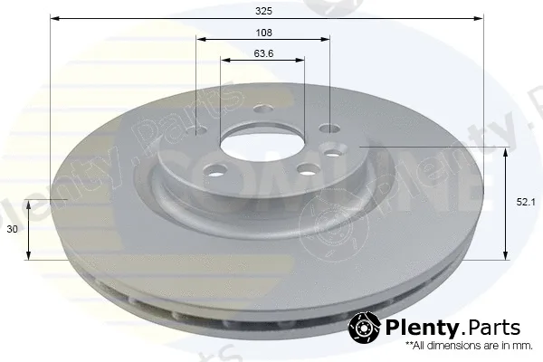 Comline ADC1287V — Brake Disc COATED