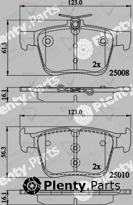 Comline ADB02156 — Brake Pad Set, disc brake ANL Braking