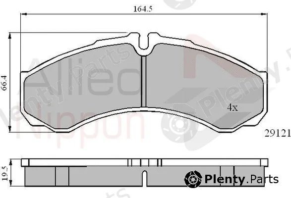 Comline ADB0931 — Brake Pad Set, disc brake ANL Braking