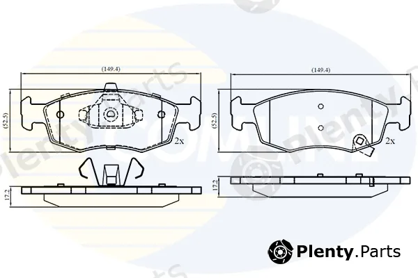 Comline CBP32777 — Brake Pad Set, disc brake Comline